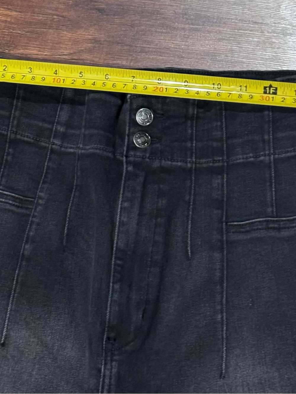 Free People "We The Free Jayde" flare jeans in a black wash - Picture 9 of 14